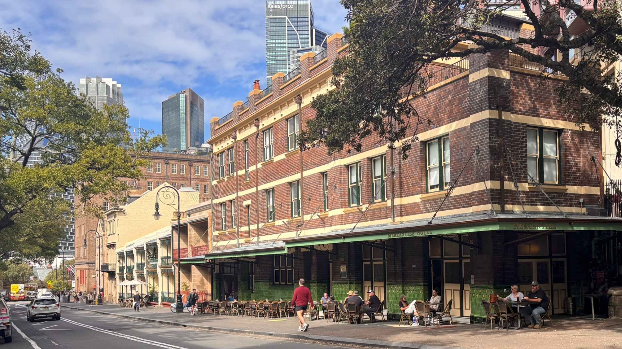 Australia's oldest Irish pub, The Mercantile Hotel in The Rocks, Sydney
